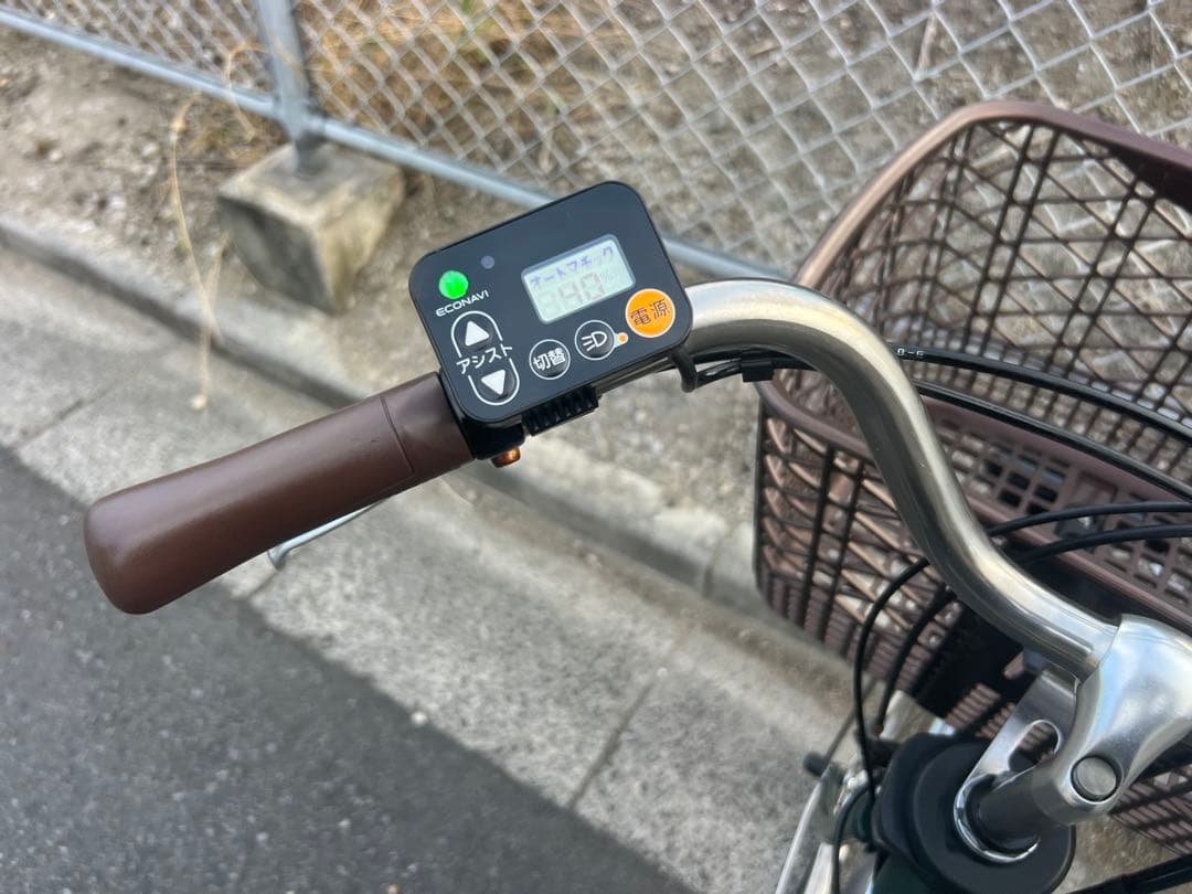 panasonic現行型新基準電動アシスト自転車16APの新品同様のバッテリー付