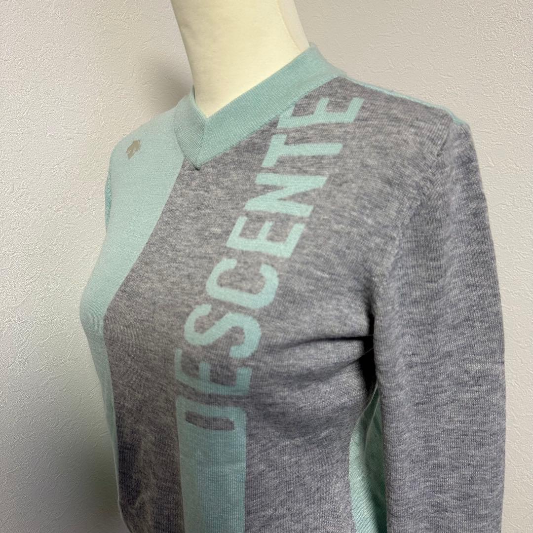 DESCENTE GOLF レディース Vネックセーター