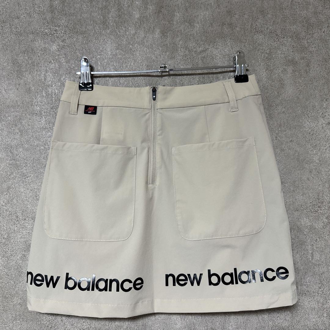 【タグ付き】 New Balance Golf ロゴ スカート ベージュ 00