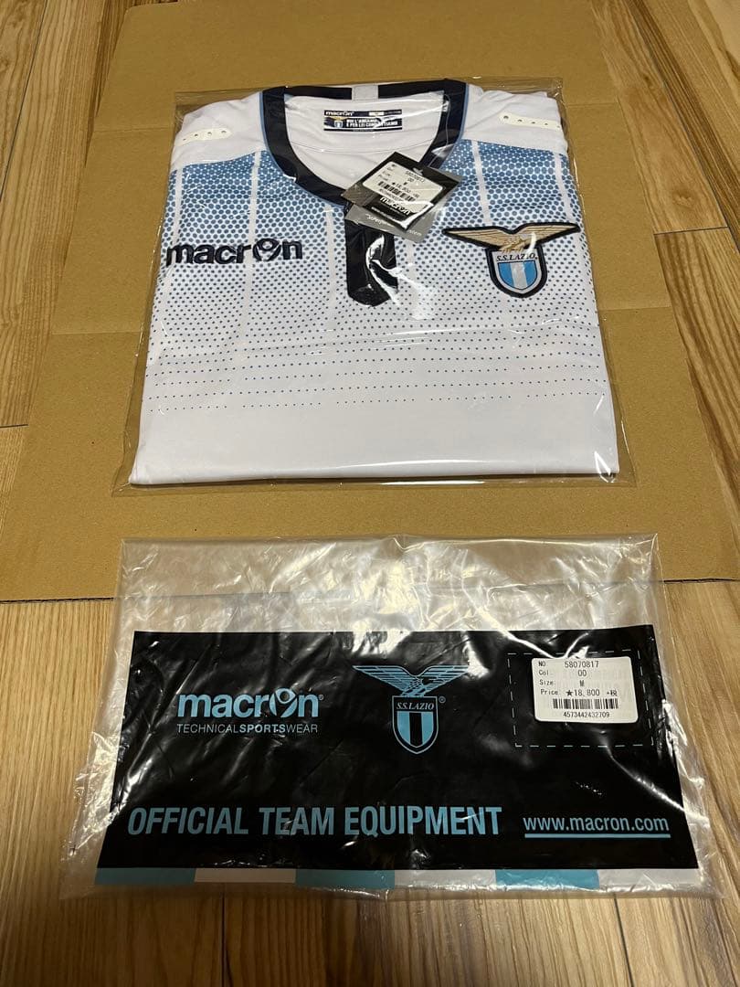 【新品】S.S.LAZIO 2015〜16オーセンティックユニフォーム上下セット