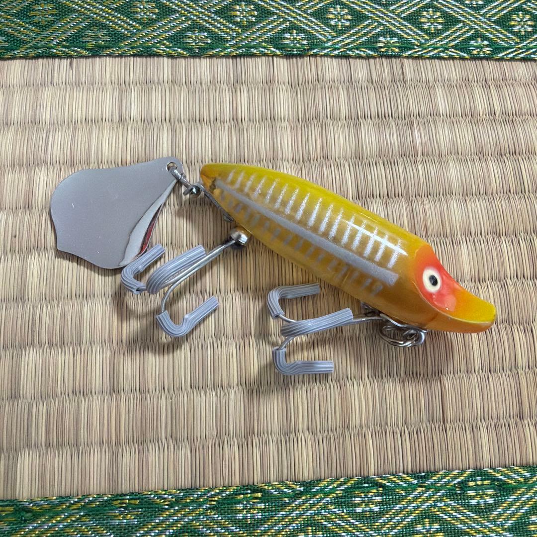 オールド　ヘドン　フラップテール　XRY イエロースケール