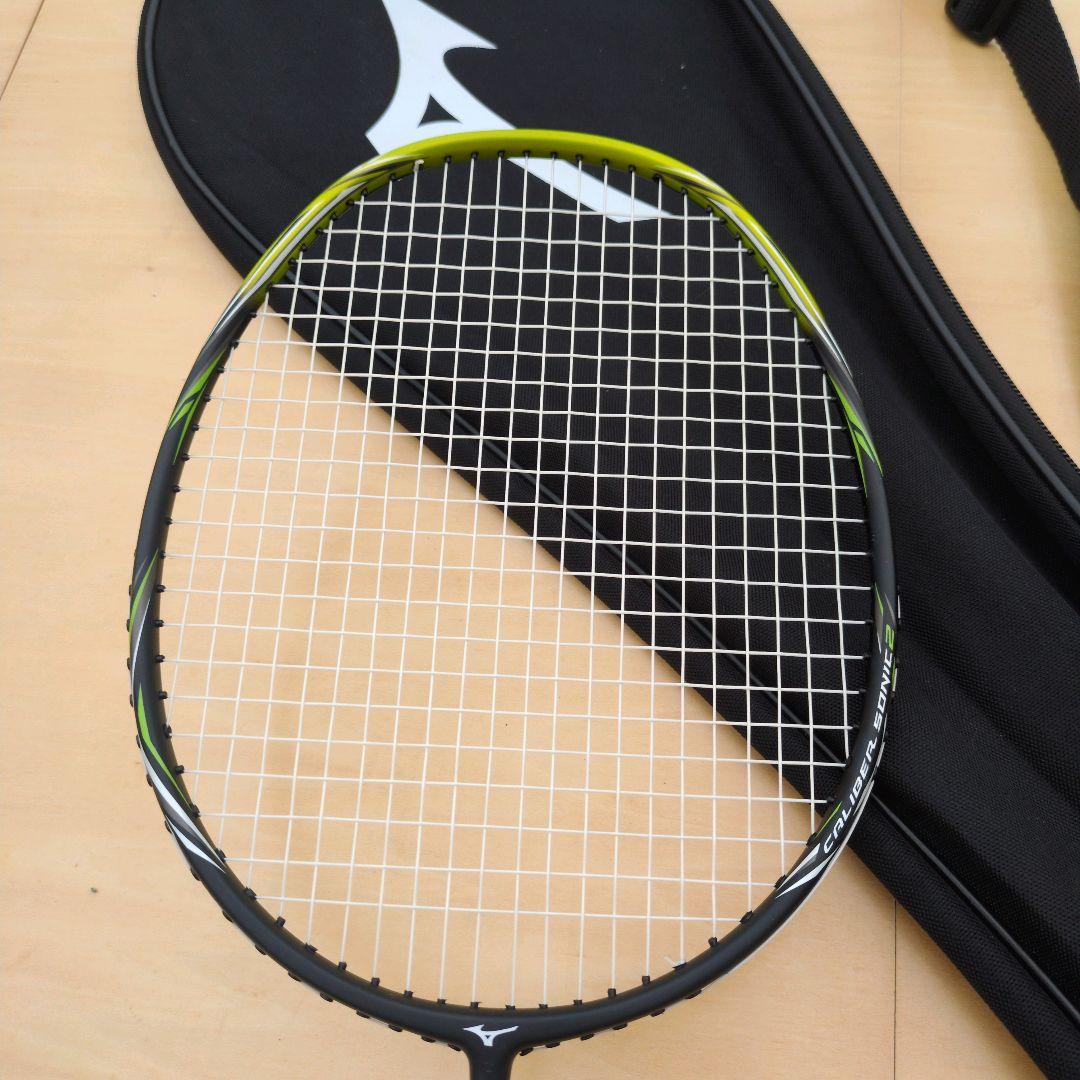 【美品】 MIZUNO CALIBER SONIC 2 ラケット　ケース付き