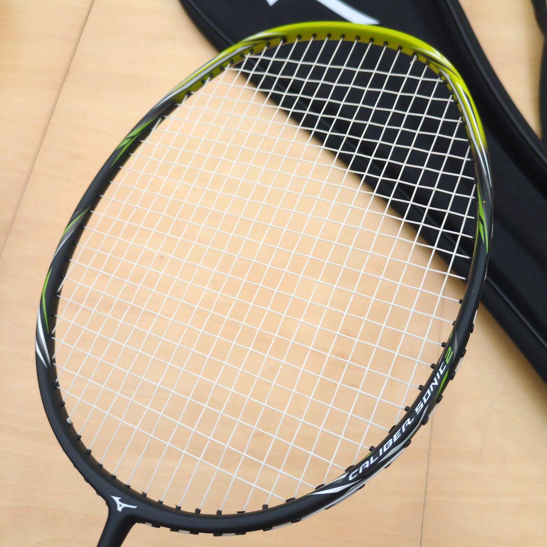 【美品】 MIZUNO CALIBER SONIC 2 ラケット　ケース付き