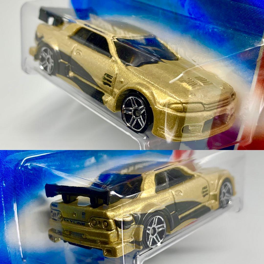 ホットウィール 日産 スカイライン GT-R BNR32 金/黒