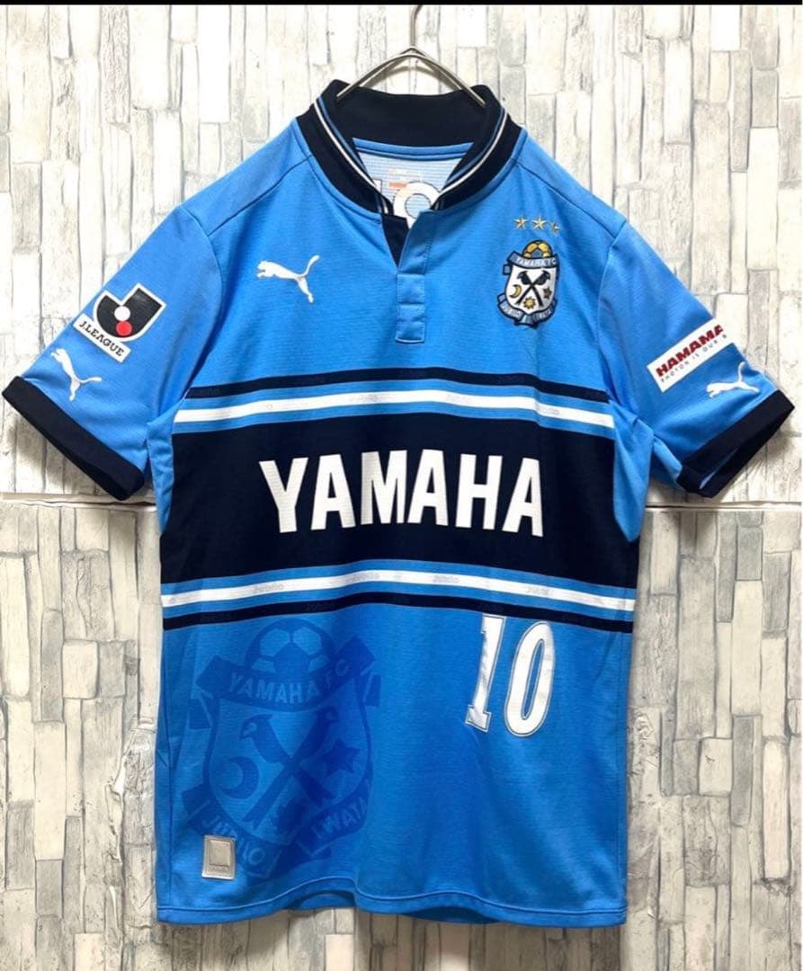 プーマ Jリーグ ジュビロ磐田 山田大記 2012 ユニフォーム 半袖 刺繍ロゴ