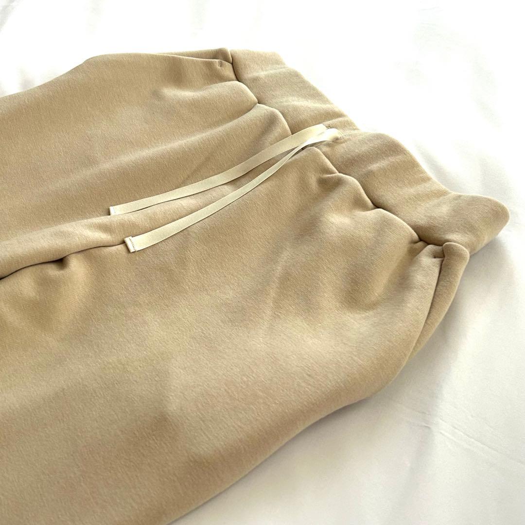 Chacott チャコット 裏起毛テーパードパンツ ベージュ M