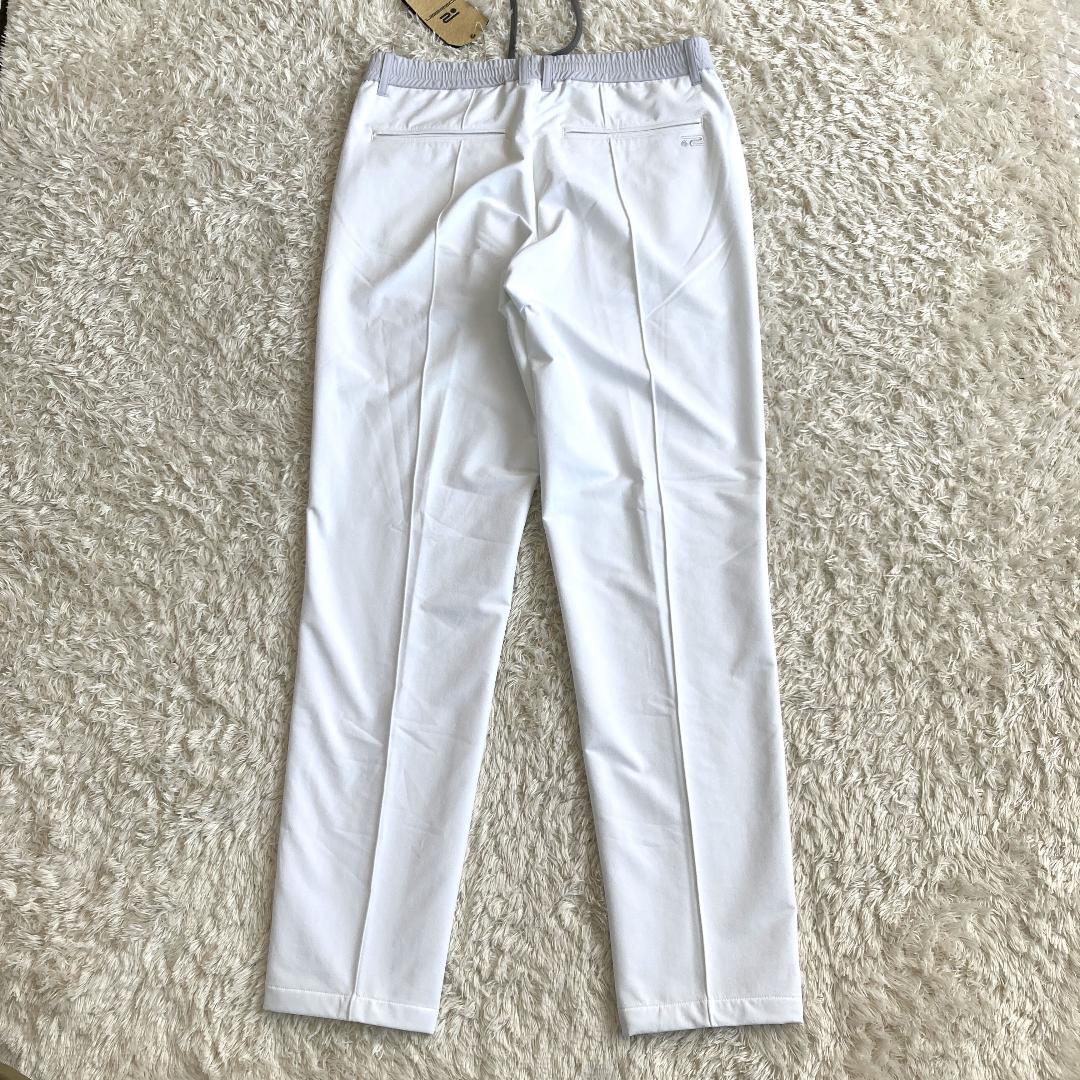 未使用 ROSASEN ロサーセン センタープレス 裏起毛 パンツ 白 88cm