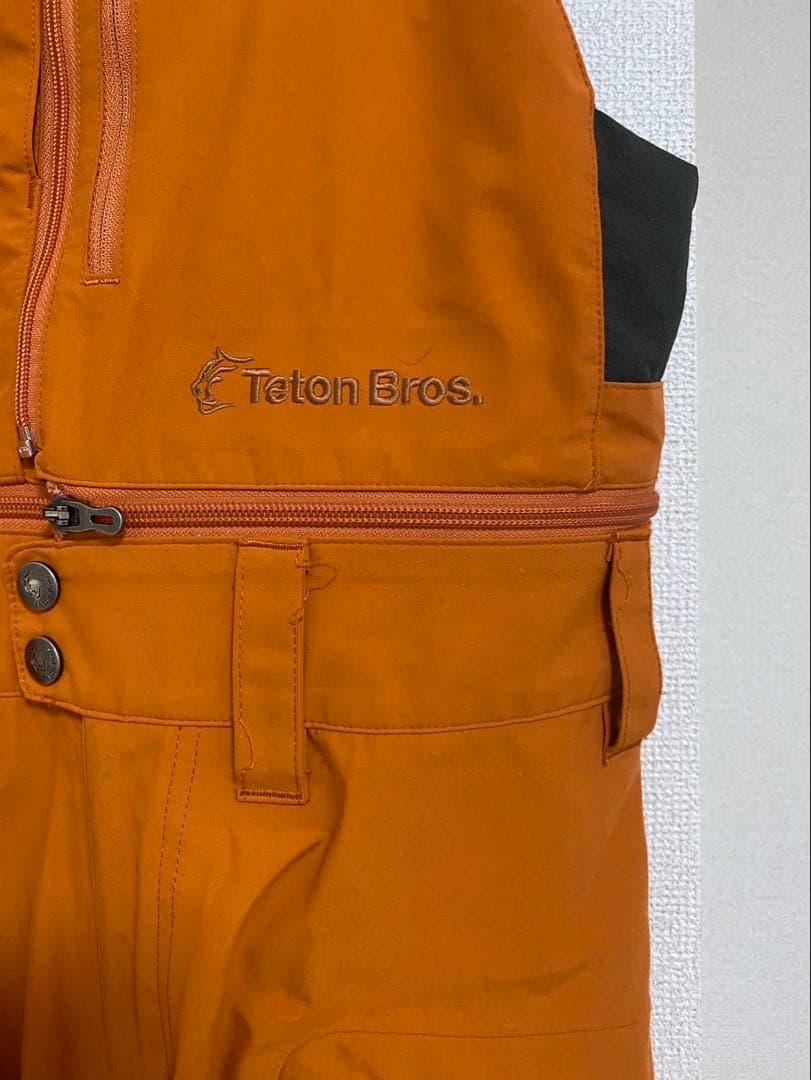 【Teton Bros】TB20パンツ　ビブタイプ　オレンジ