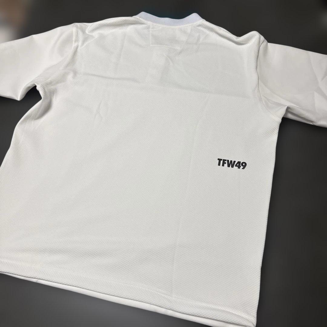 新品 TFW49 六分丈の袖シャツ ホワイト