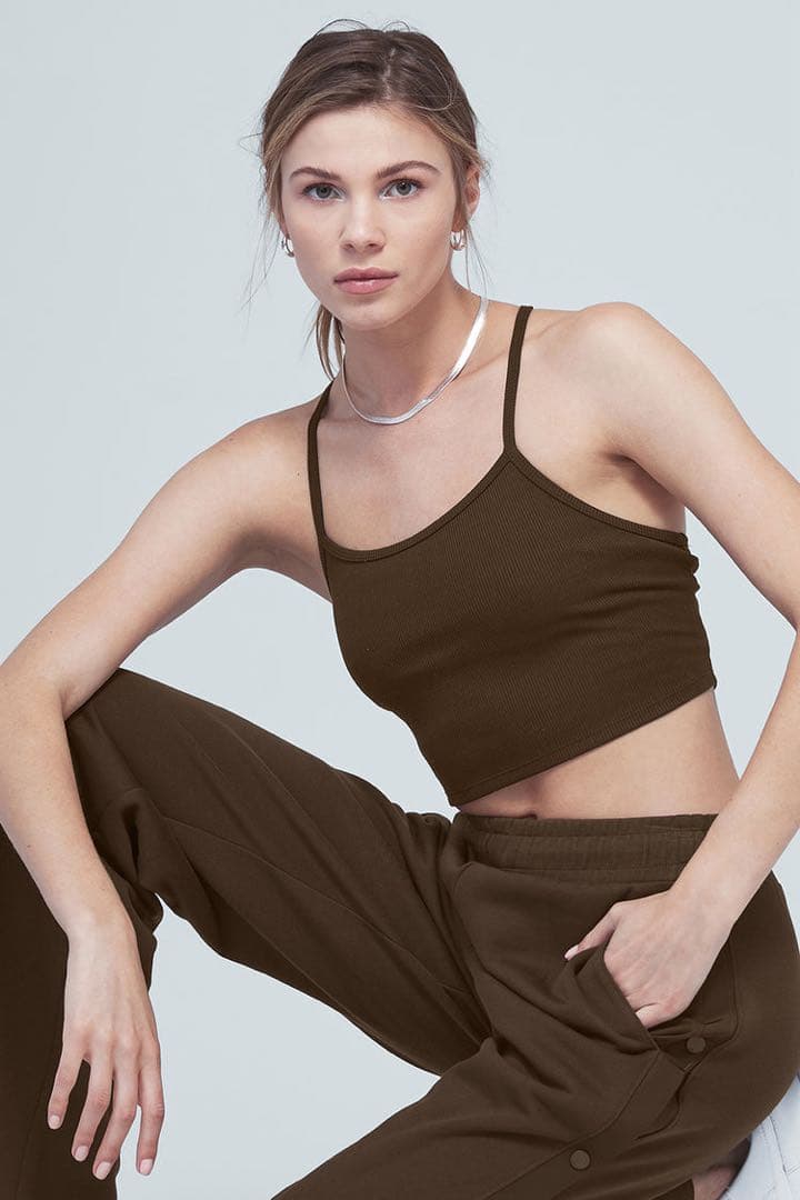 ALO YOGA アローヨガ　ハイウェストレギンス&グロップドタンク