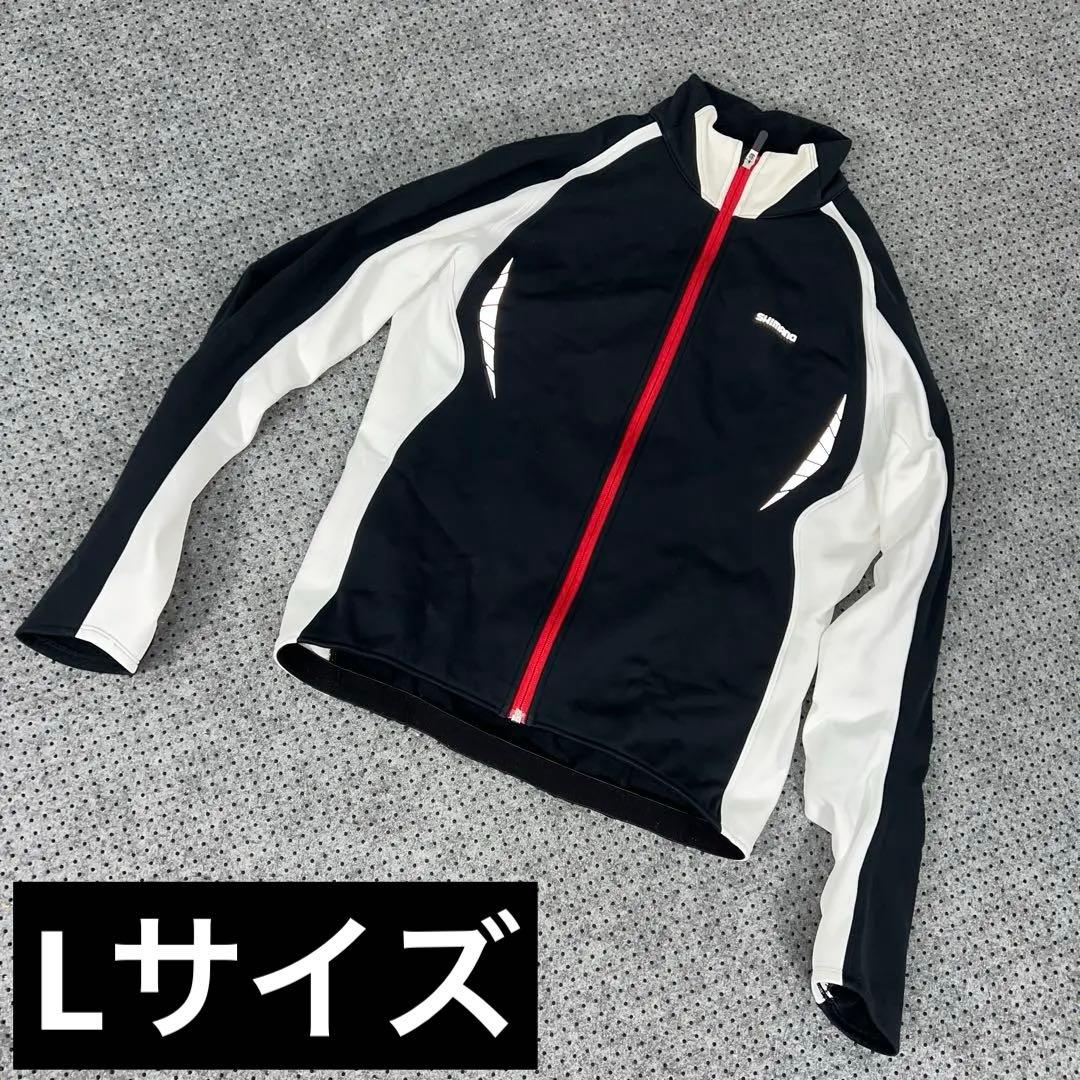 数回使用 SHIMANOシマノサイクルジャケット 裏起毛L