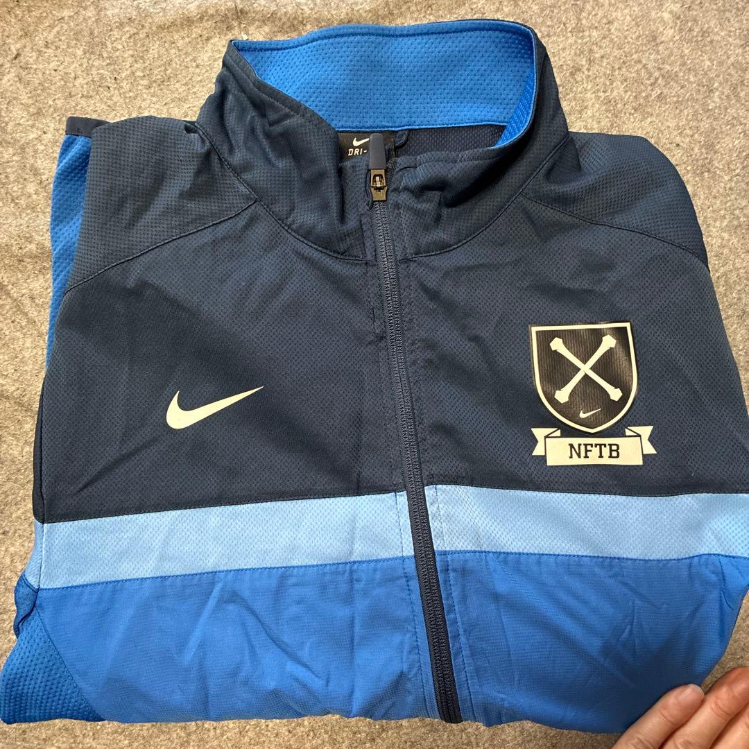 NIKE サッカー　ジャージ　上下セット　NFTB 水色　紺