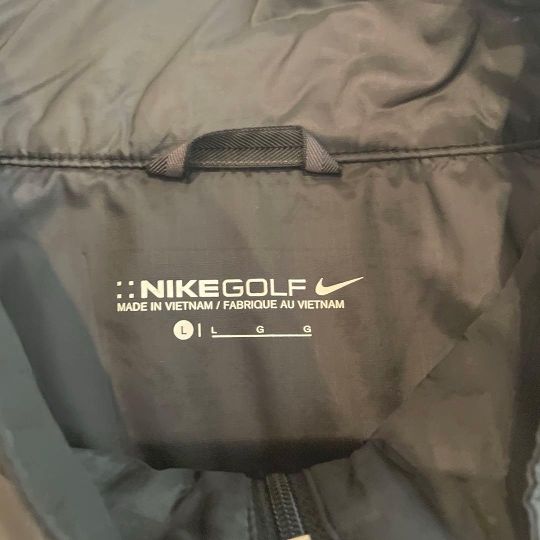 NIKE GOLF ハーフジップ 半袖ウィンドブレーカー　ジャケットL ブラック