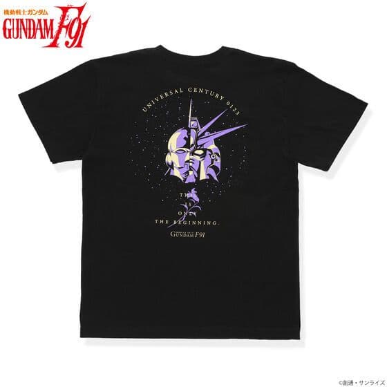 機動戦士ガンダムF91 Tシャツ F91/鉄仮面 フェイス柄 Sサイズ 新品