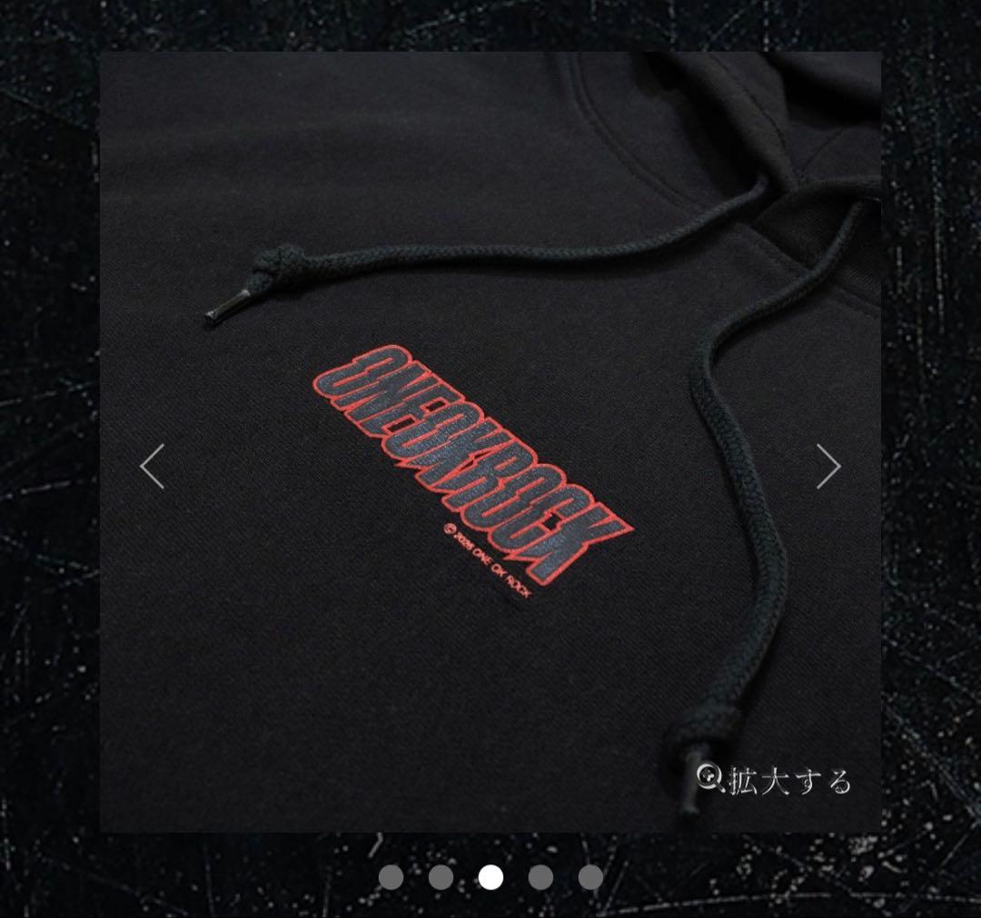 ONEOKROCK プルオーバーパーカー L ブラック