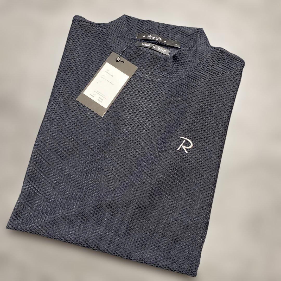 【新品未使用】RomaRo ロマロ 半袖モックネックシャツ L