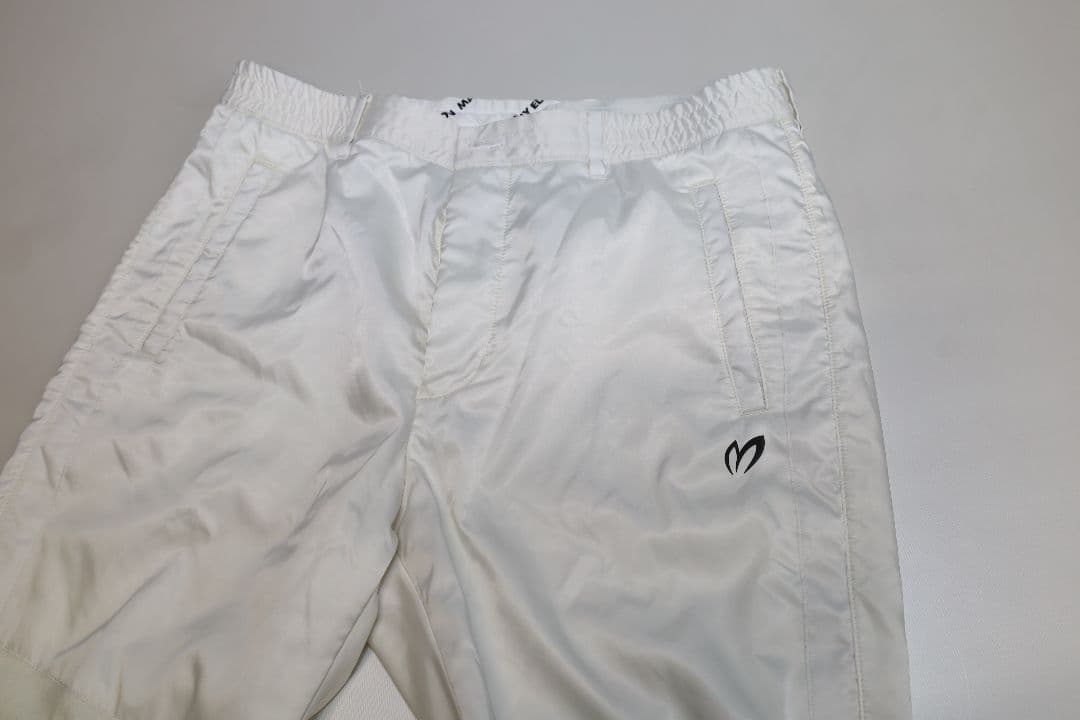 ホワイト ストレッチパンツ メンズ ゴルフ