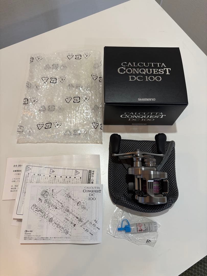 美品 20カルカッタコンクエストDC 100 PE0.8×300付き 備品全有り