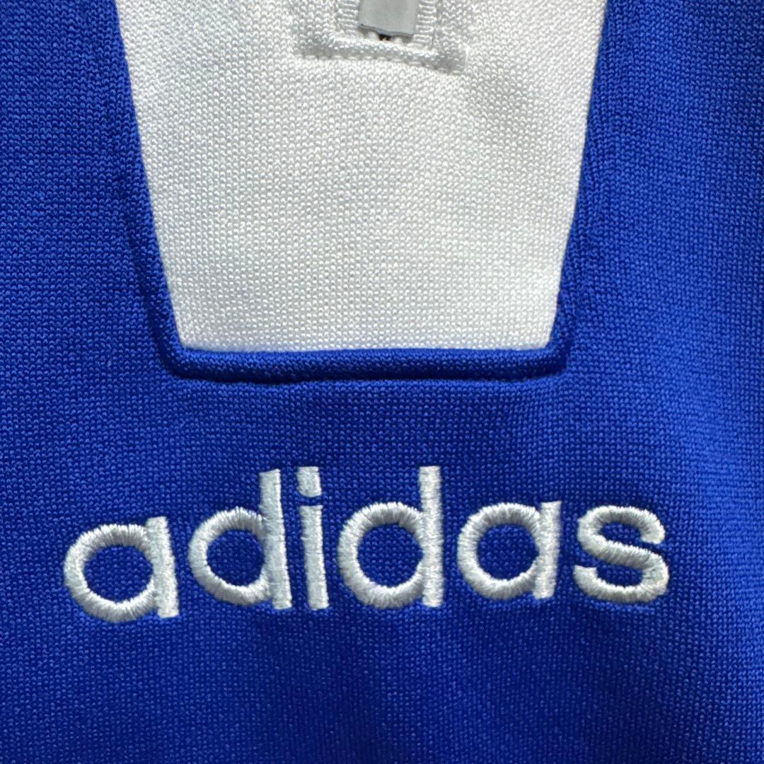 adidas ハーフジップ ジャージ90年代 ヴィンテージ　デサント製　パーカー