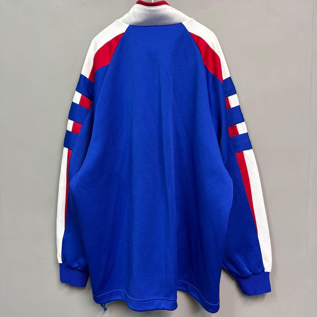 adidas ハーフジップ ジャージ90年代 ヴィンテージ　デサント製　パーカー