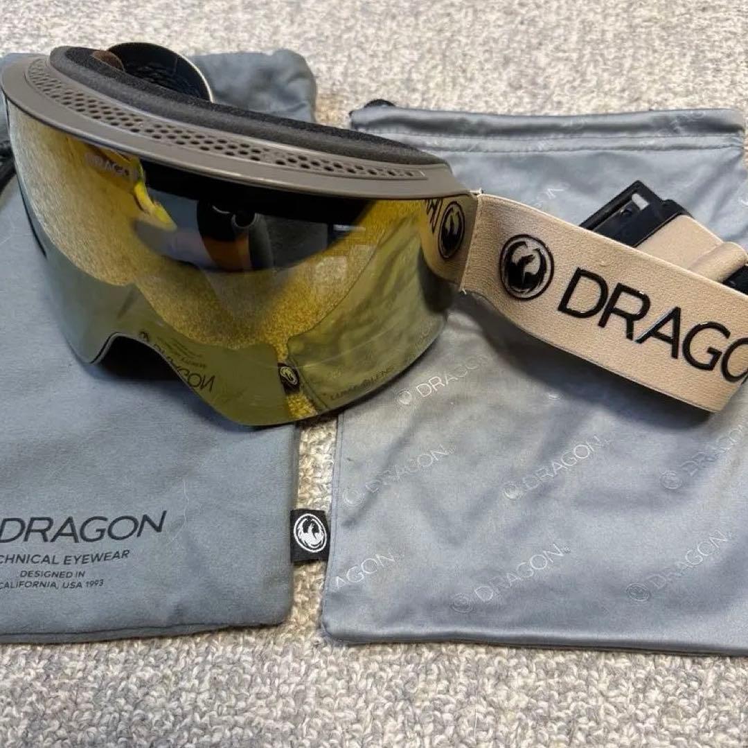 DRAGON ゴーグル PXV GOLD 25-26 付属品完備
