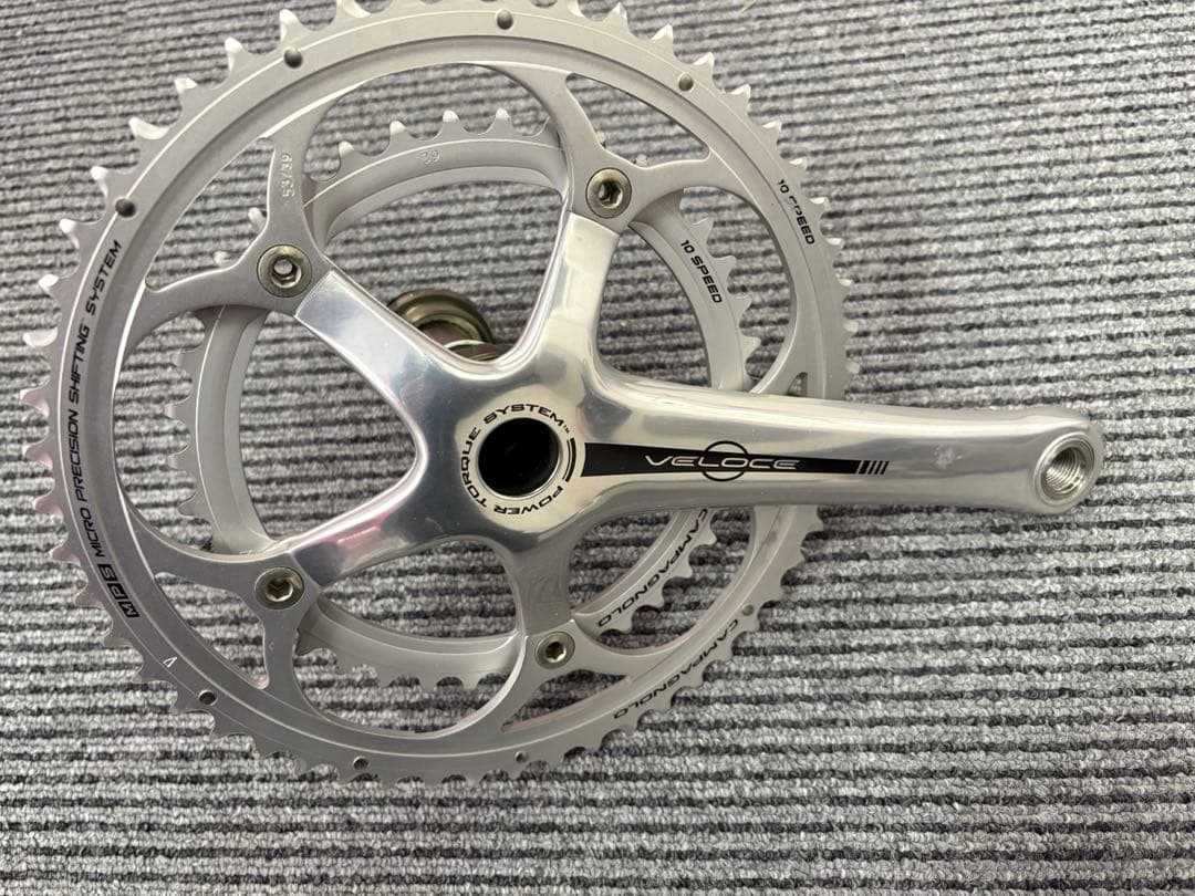 campagnolo veloce クランクセット　10s 53-39T 美品