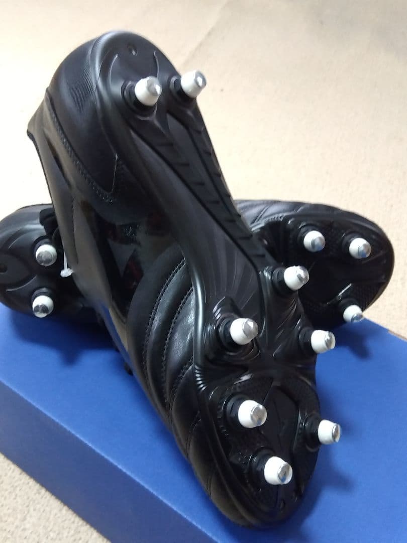 ラグビースパイク／ミズノ／黒／27.5／R1GA200100／新品・未使用品