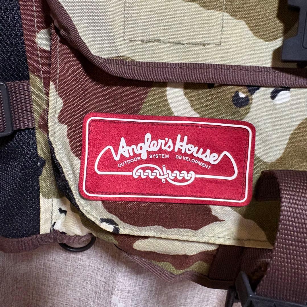 y030921 Angler‘s Houseフローティングベスト　カモ柄　BTグ
