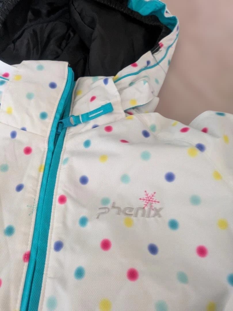 Phenix 子ども用 スキーウェア ドット柄　140　フェニックス