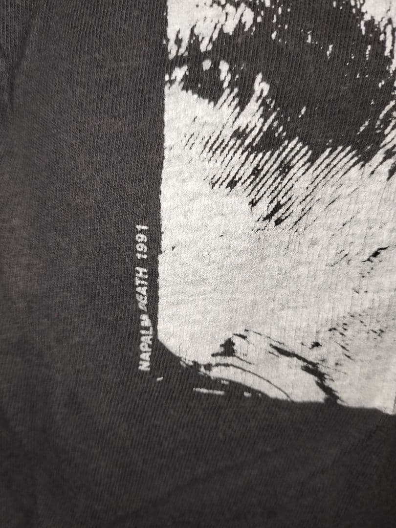 最終値下げ!90's Napalm Death 1991製 グラフィックTシャツ