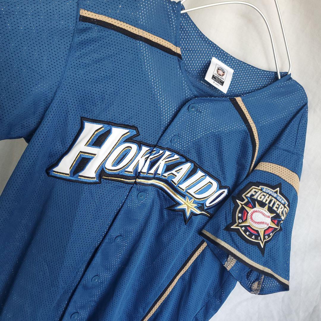 北海道日本ハムファイターズ 中田翔 ホームユニフォーム ブルー WE LOVE