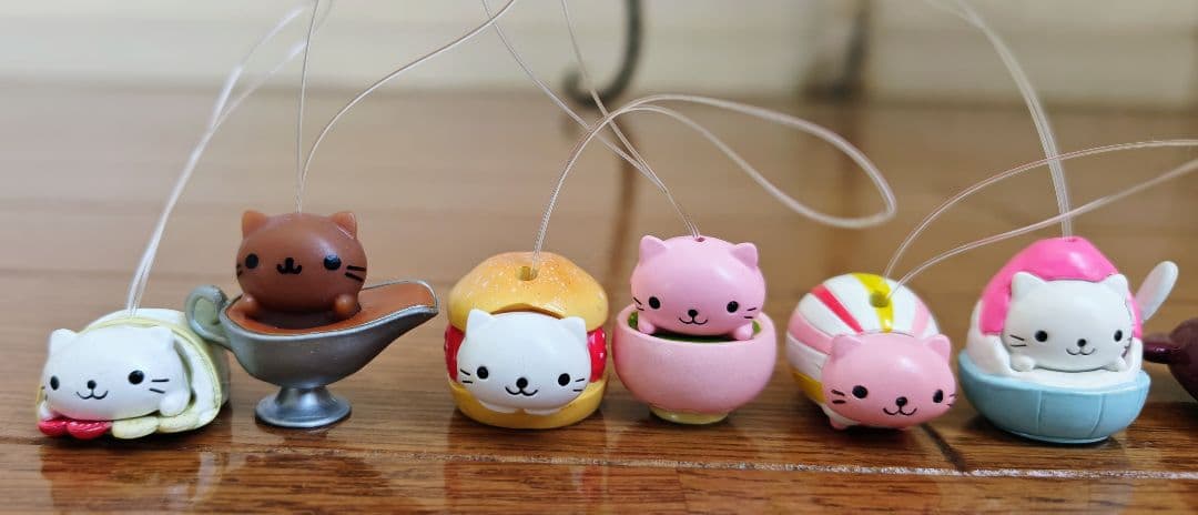 平成レトロ！にゃんこ茶屋 にゃんこカフェ 等　マスコット 31点まとめ売り