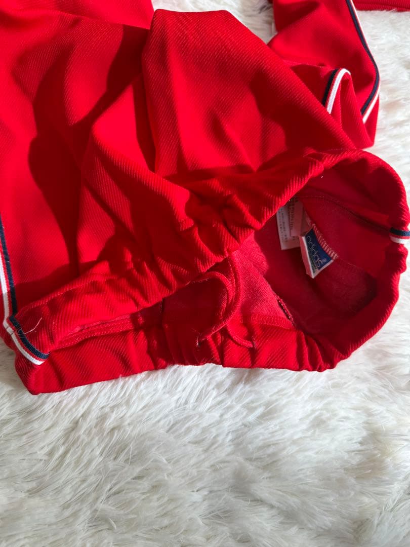 アディダス　adidas レッド　赤 ジャージ　上下セット Y2K H8