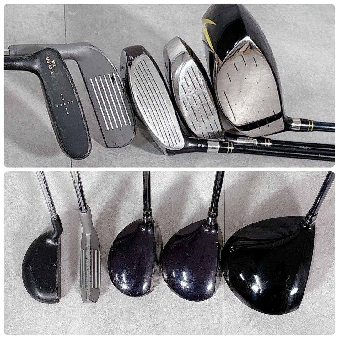 T734 SPALDING ゴルフクラブ メンズ フルセット 14点 プーマ 黄