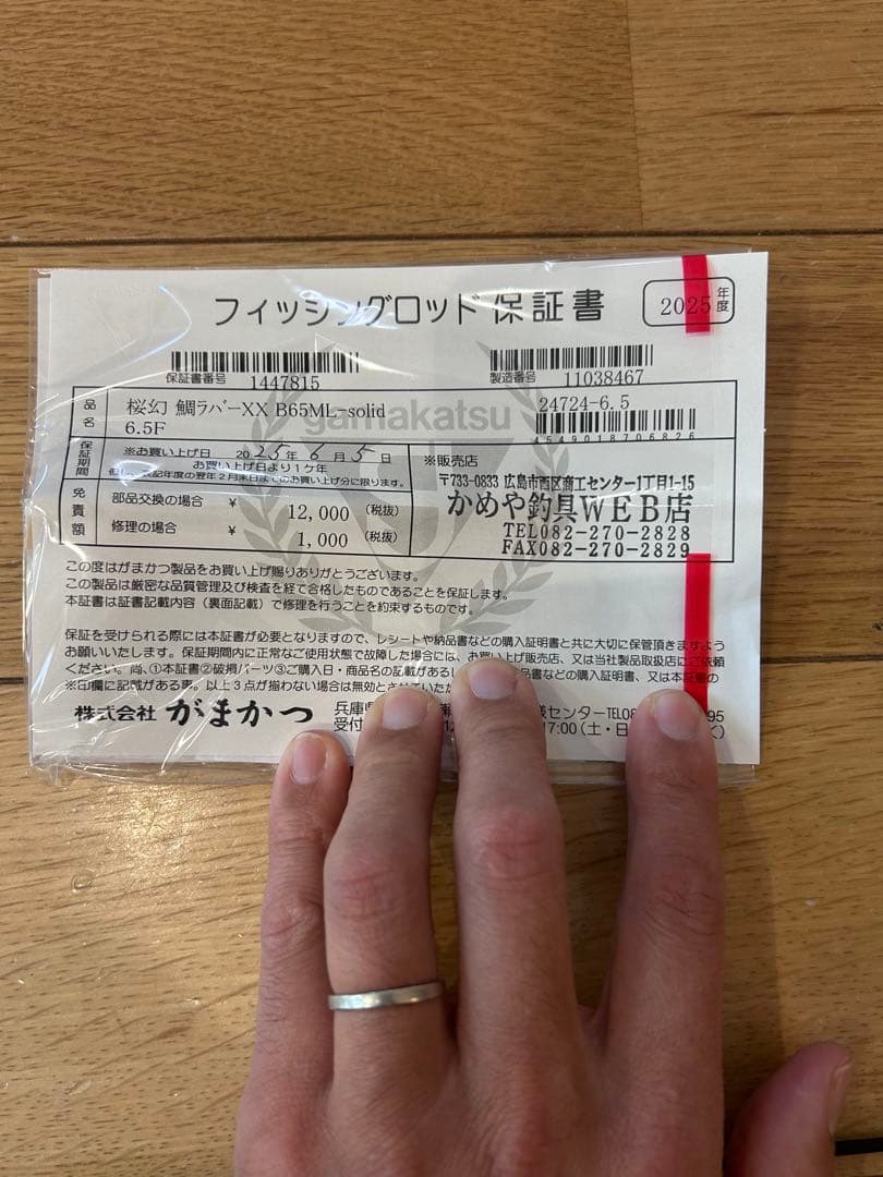 タイラバ　ラグゼ　桜幻XX B65ML-Solid 美品