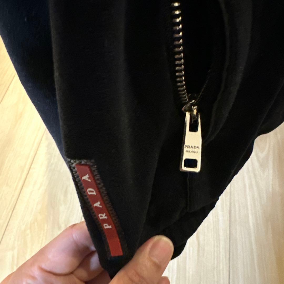 PRADA ブラック フリースジャケット