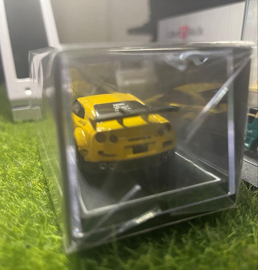 リバティーウォーク 1/64 LB PERFOMANCE GTRのイエロー未開封