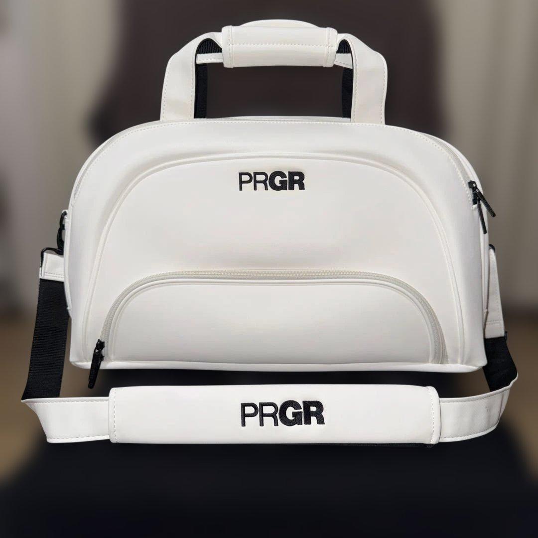 【美品】PRGR ボストンバッグ　ホワイト　白