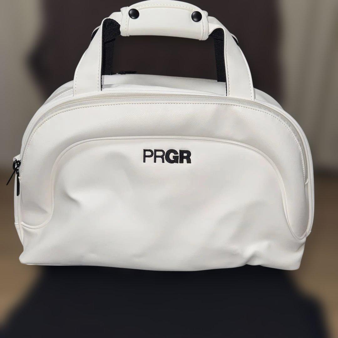 【美品】PRGR ボストンバッグ　ホワイト　白