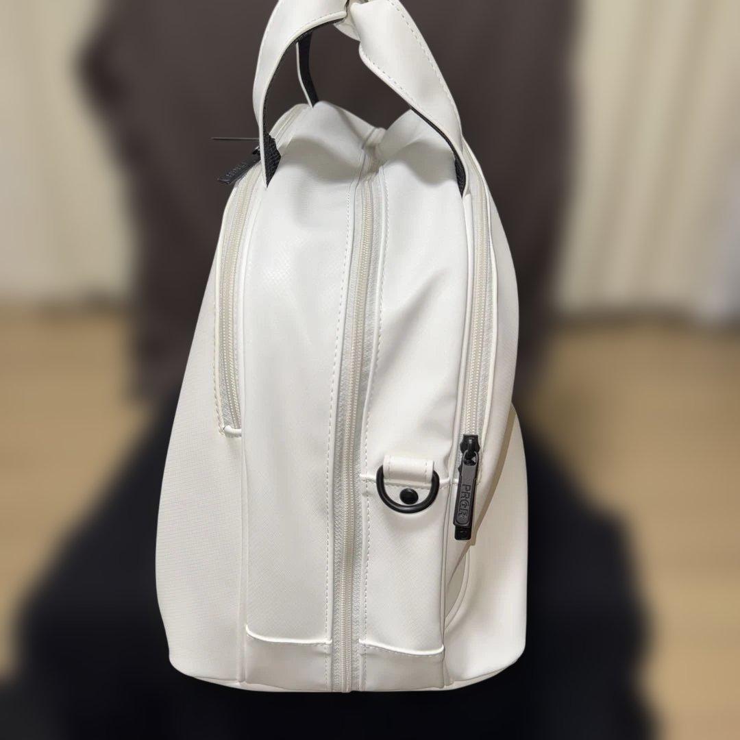 【美品】PRGR ボストンバッグ　ホワイト　白