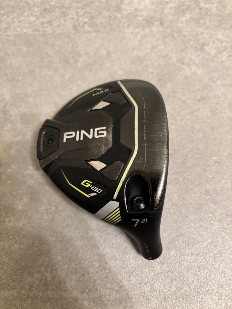希少 PING G430 MAX 7W 21度 ヘッド単品 美品カバー付