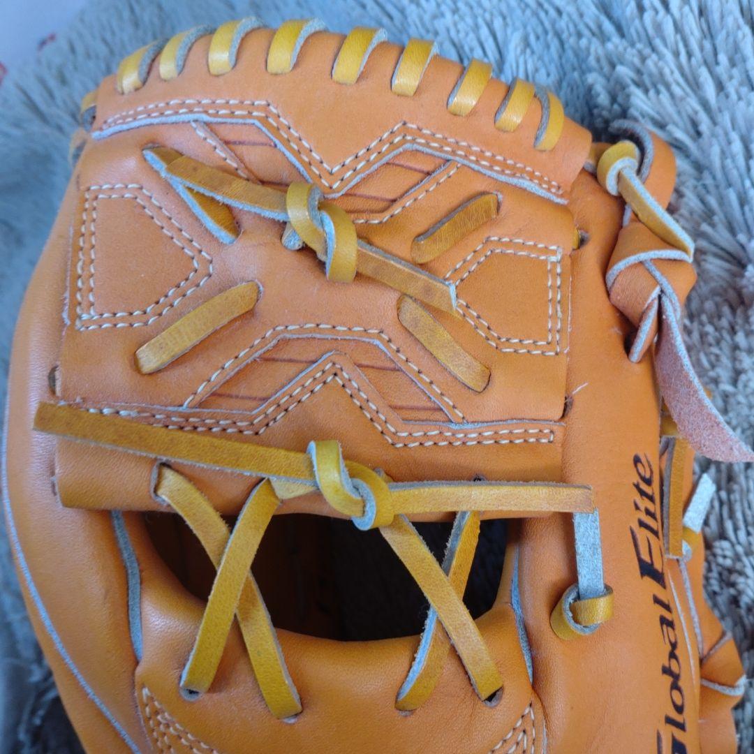 Mizuno 軟式グローブ オレンジGlobal Elite