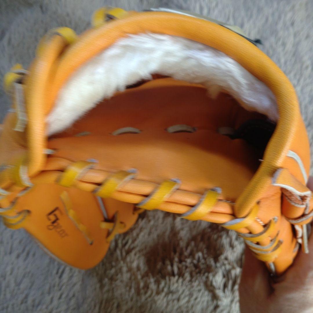 Mizuno 軟式グローブ オレンジGlobal Elite