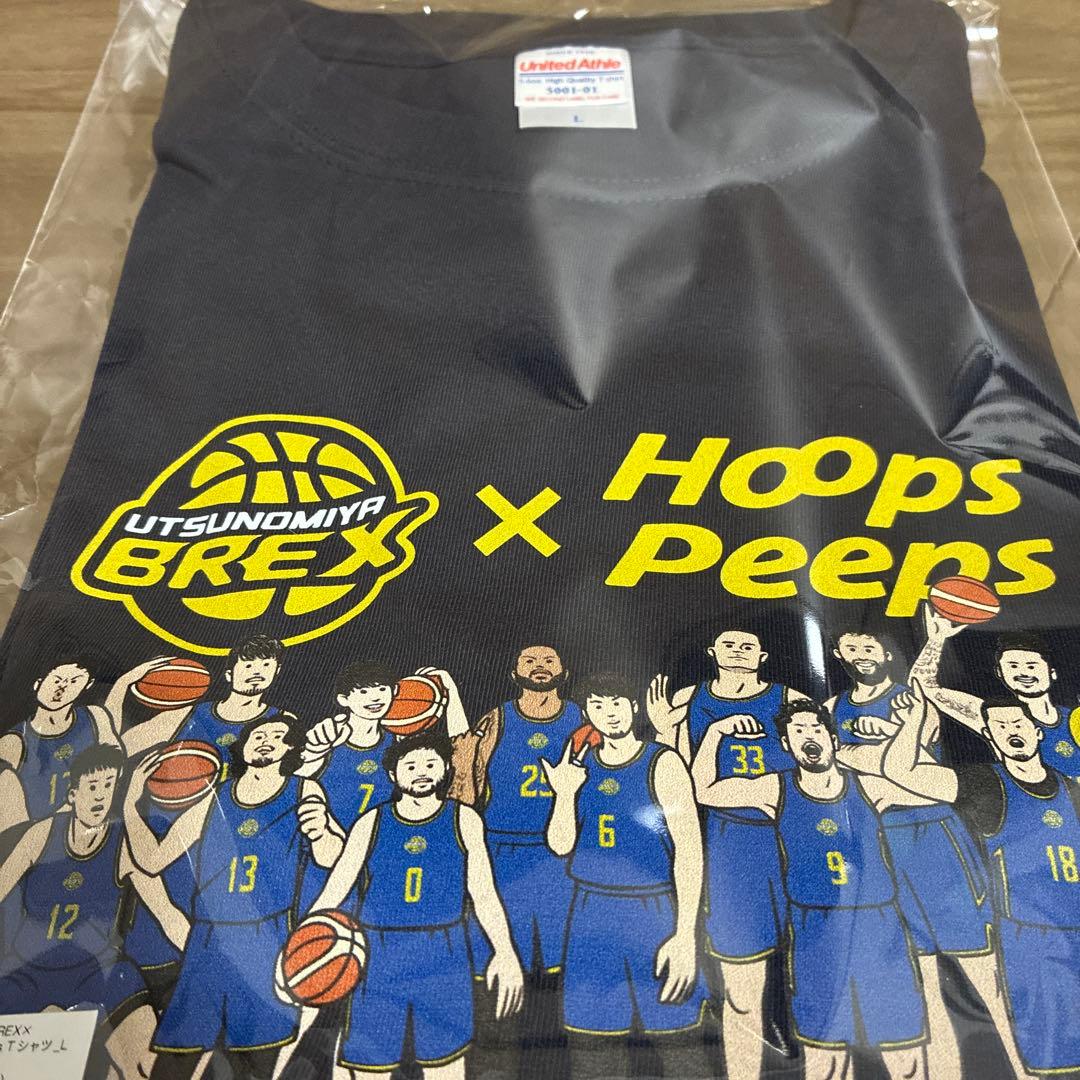 【新品】BREX×Hoops Peeps Tシャツ　Lサイズ　宇都宮ブレックス