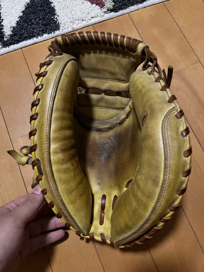 プロステ硬式用キャッチャーミット即戦力！