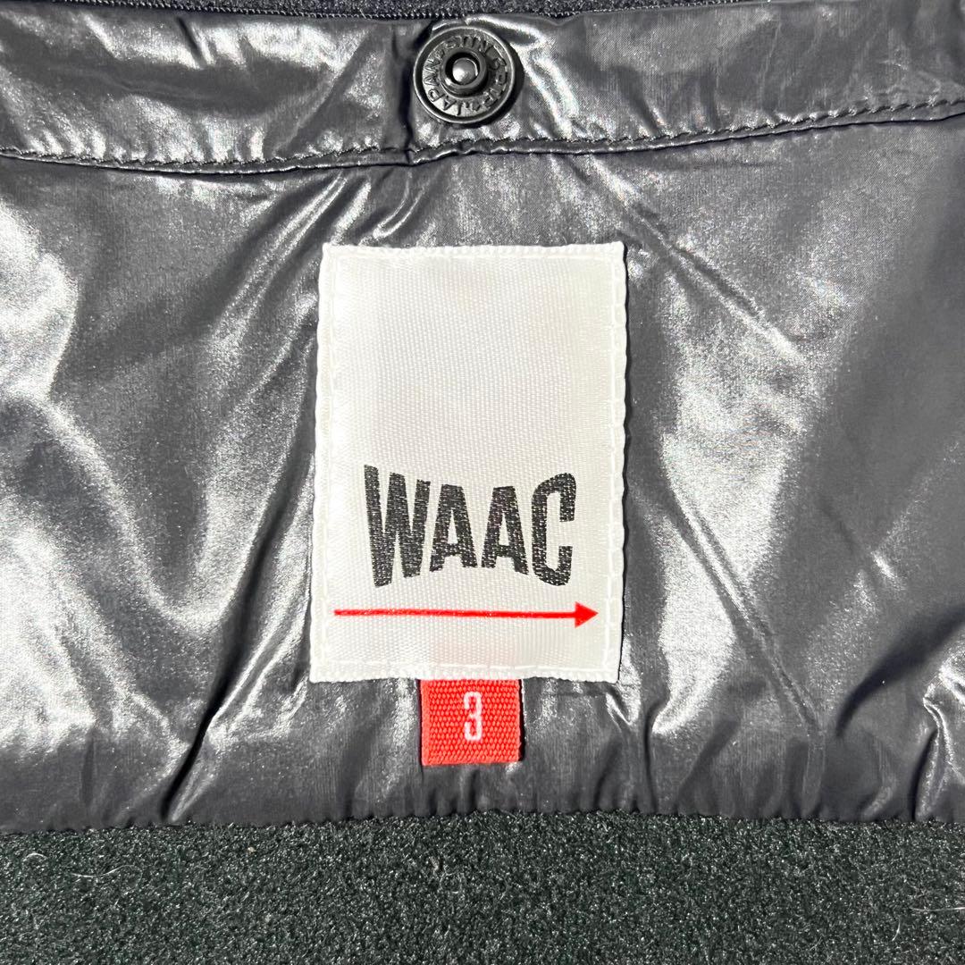 3373【美品】WAAC　中綿ジャケット ライナー脱着可能 黒　L