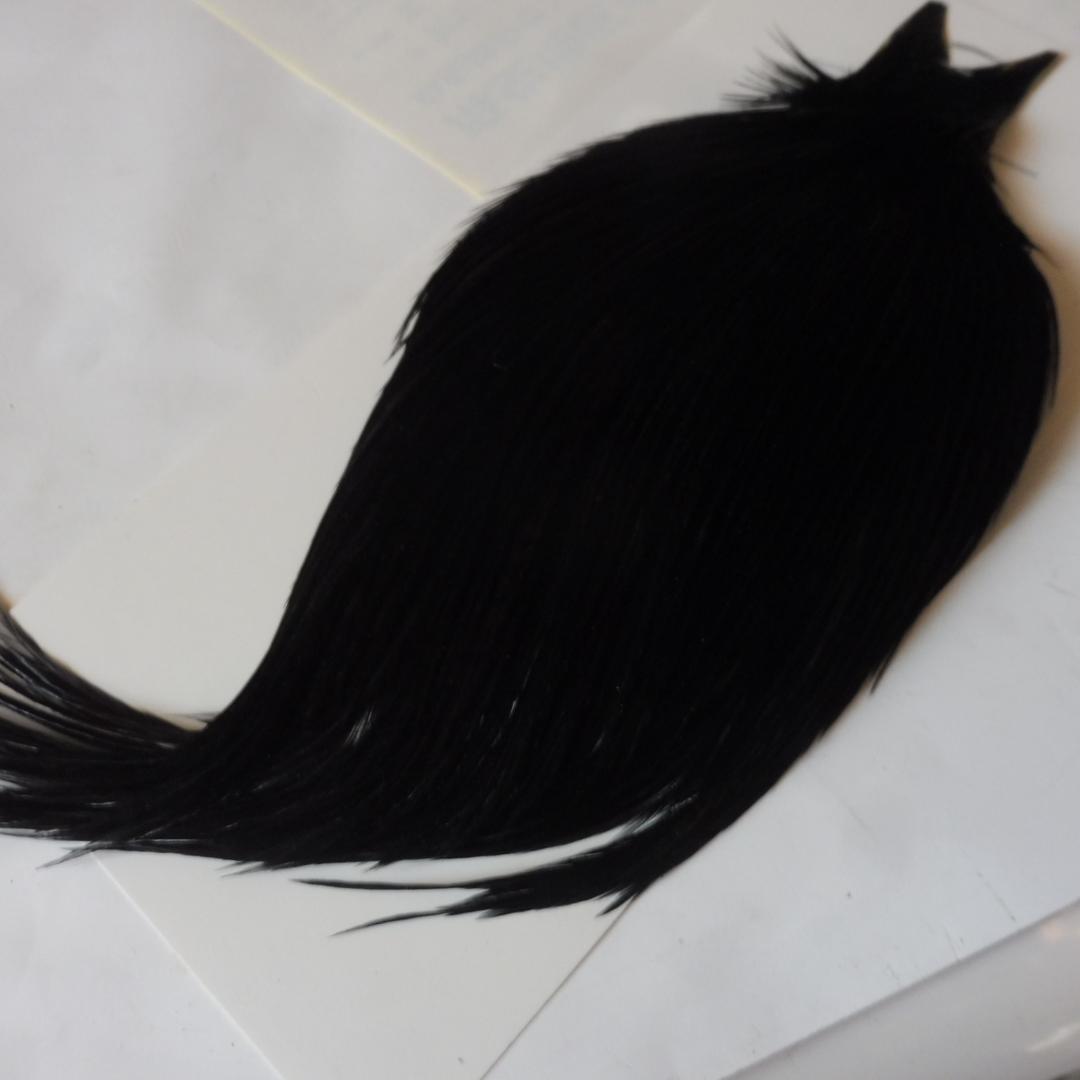 コックハックルケープ #1 BLACK