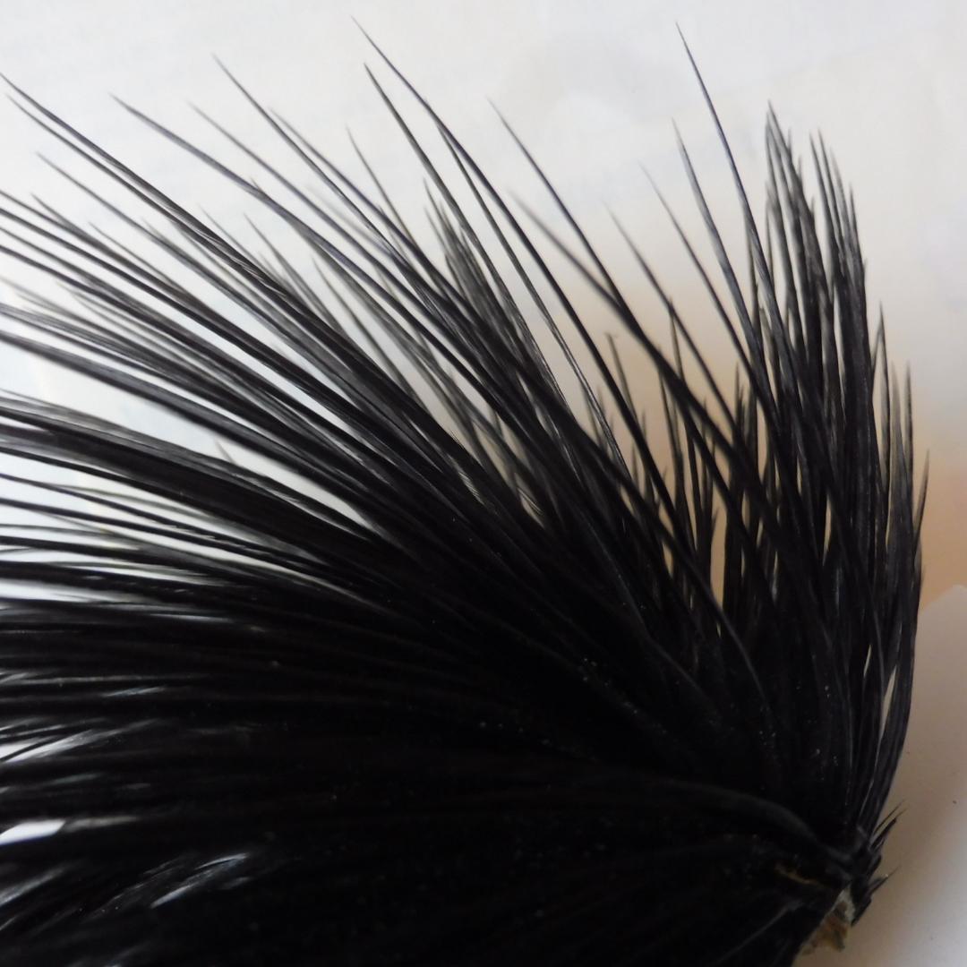 コックハックルケープ #1 BLACK