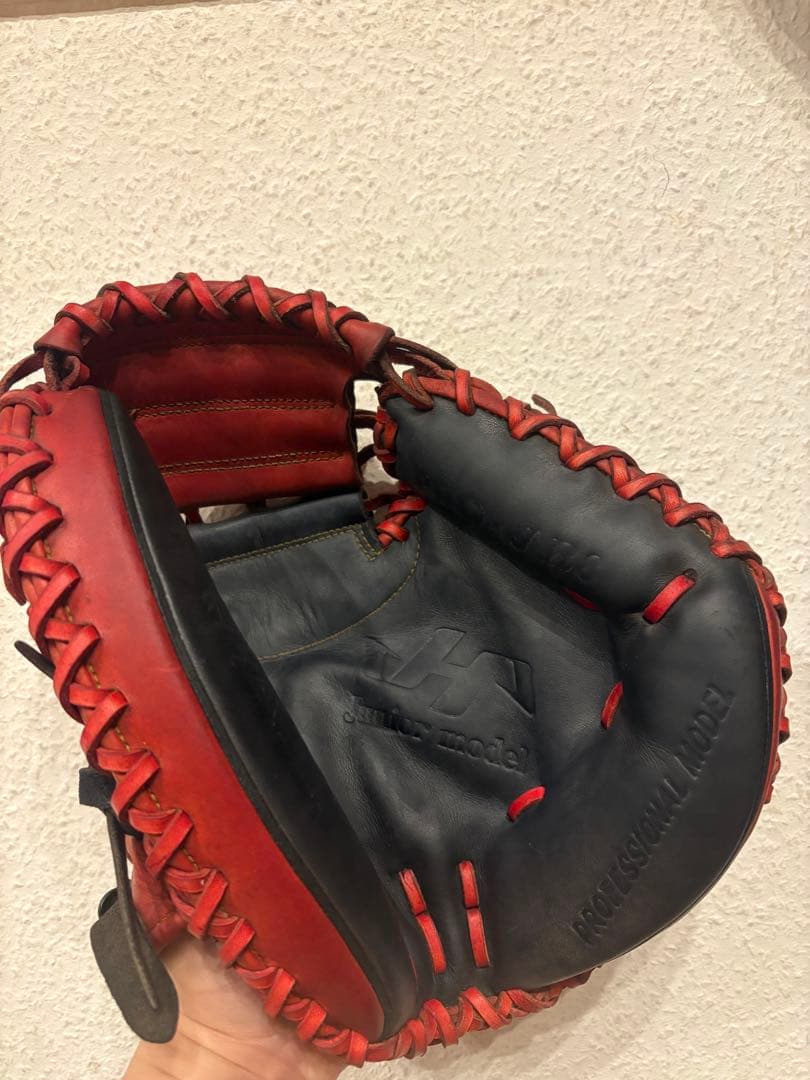 ハタケヤマ　キャッチャーミット　軟式　ジュニア