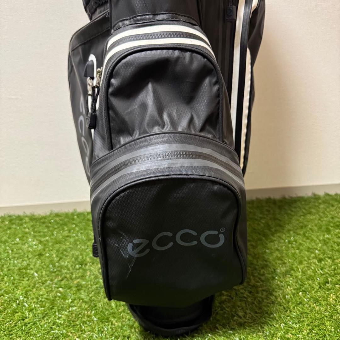 ecco エコー スタンド式 ゴルフバッグ キャディバッグ 防水 軽量 ブラック